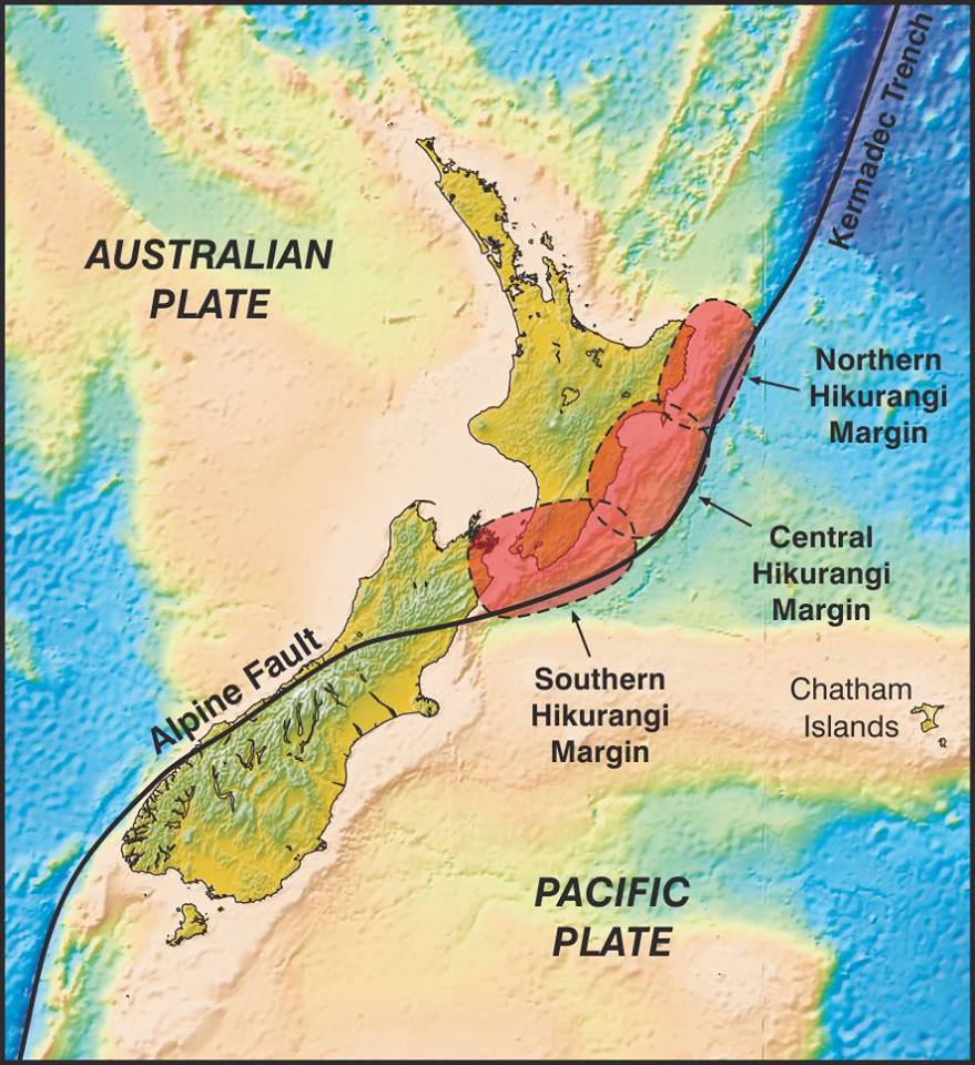 Nz Earthquake Fault Lines Map / Swarm of earthquakes along new zealand ...