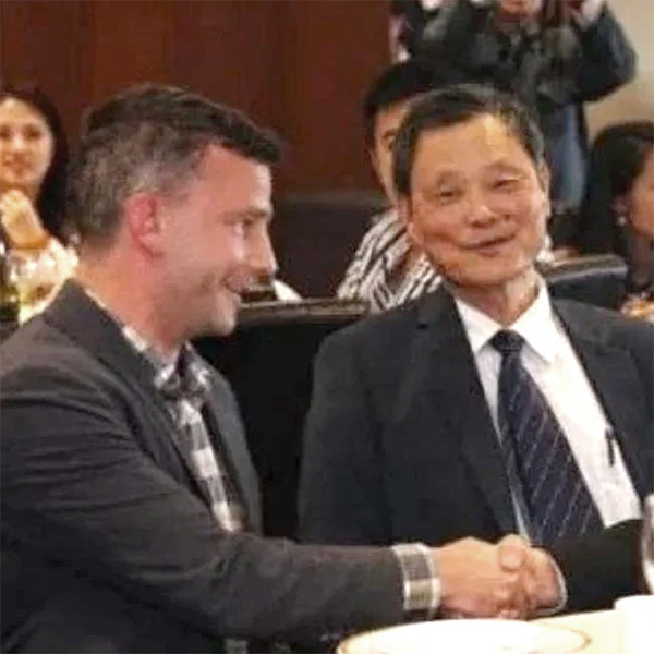 David Seymour with Chinese VIPs